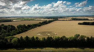 aerial of Barton Stacey