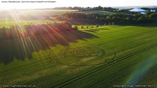 aerial of Winchester from ccc
