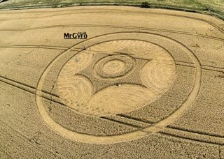 aerial of Avebury