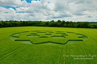 aerial of Crawley Down