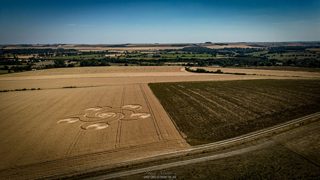 aerial of Etchilhampton from ccc