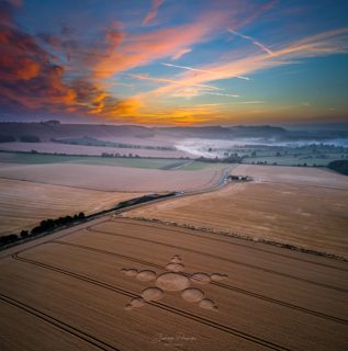 aerial of Woodborough Hill