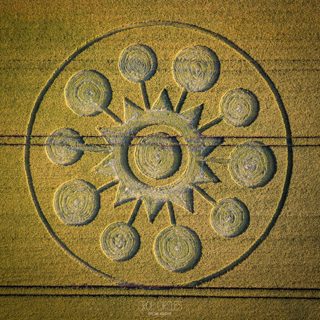 aerial of Avebury