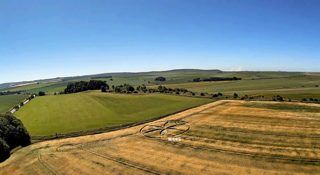 aerial of Yatesbury