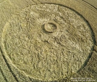 aerial of Etchilhampton from ccc