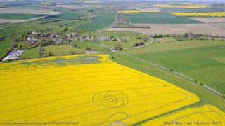 aerial of Waden Hill from ccc