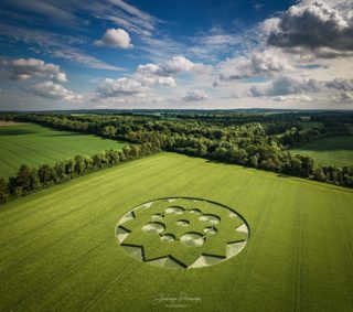 aerial of Crawley Down