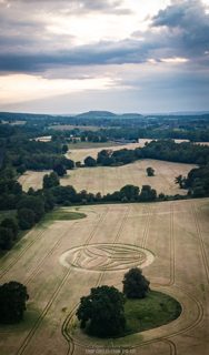 aerial of Bishopstrow from ccc