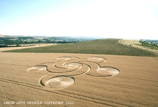 aerial of Etchilhampton from ccc