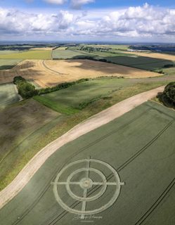 aerial of Hackpen Hill