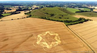 aerial of Cley Hill