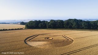 aerial of Gurston Ashes from ccc