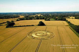 aerial of Woodcote Lane from ccc