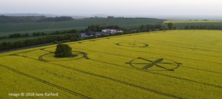aerial of Willoughby Hedge from ccc