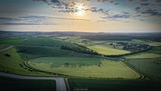 aerial of Sutton Veny