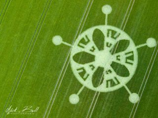 aerial of Winterbourne Stoke