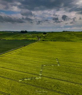 aerial of Hackpen Hill