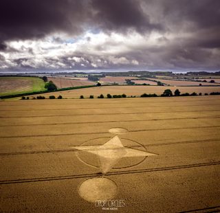 aerial of Preston Candover