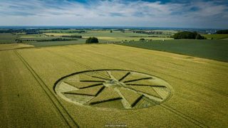 aerial of Hackpen Hill