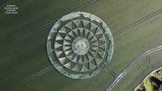 aerial of Ogbourne St George from ccc
