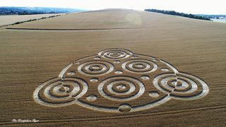 aerial of Etchilhampton from ccc