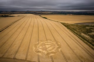 aerial of Etchilhampton from ccc