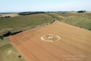 aerial of Barbury Castle
