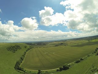 aerial of Stourton from ccc