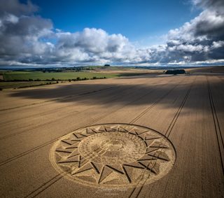 aerial of Roundway Hill