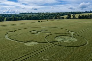 aerial of Wilton from ccc