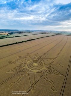 aerial of Gussage St Andrews
