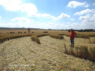 ground of Winterbourne Bassett from ccc