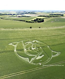 aerial of Hackpen Hill from ccc