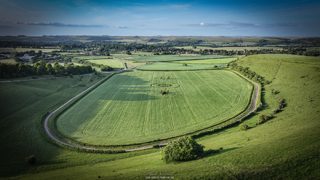 aerial of Sutton Veny