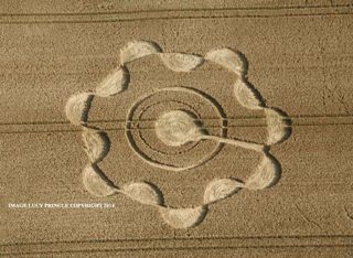 aerial of Avebury from ccc