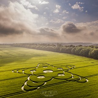 aerial of South Brewham from ccc