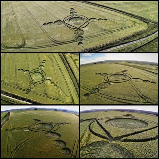 aerial of Avebury