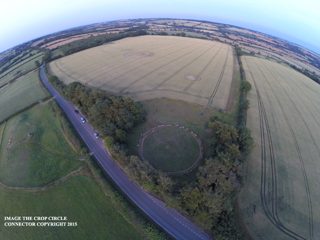 aerial of Rollright Stones from ccc