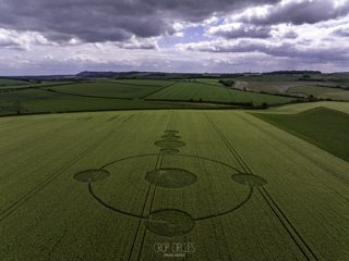 aerial of Wilton Windmill