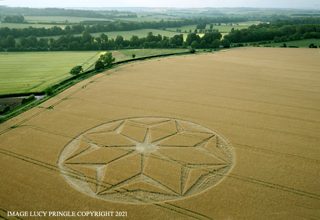 aerial of Tichborne from ccc
