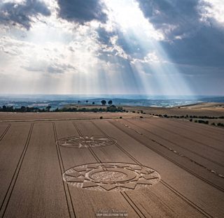 aerial of Devizes from ccc
