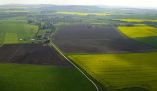 aerial of Avebury
