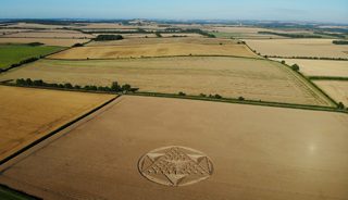 aerial of Barton Stacy from ccc