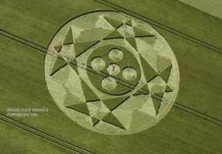 aerial of Hackpen HIll from ccc
