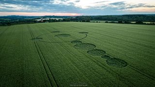 aerial of Wilton Windmill from ccc