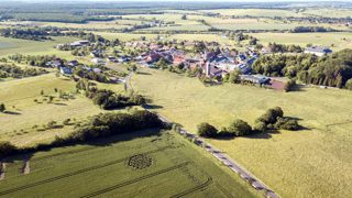 aerial of St-Jean of Bassel from ccc