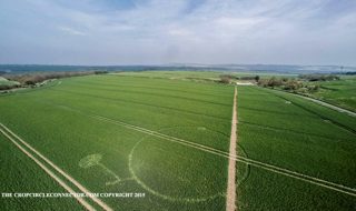 aerial of Barbury Hill