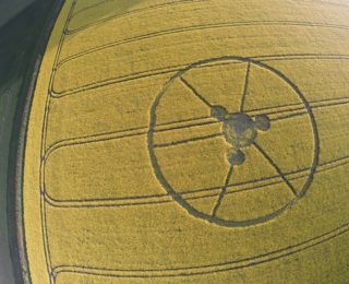 aerial of Hambledon Hill
