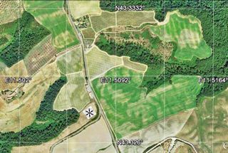 aerial of Castelnuovo Berardenga