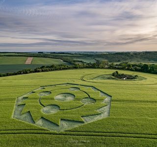 aerial of Little Down